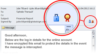 Digitally Signed and Encrypted Email Example