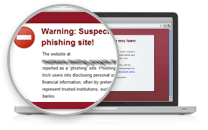 Phishing Warning Alert